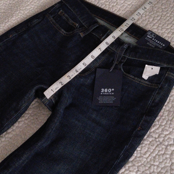 NWT Gap 27S 360° Stretch True Skinny Mid Rise Blue Jeans - Picture 11 of 16